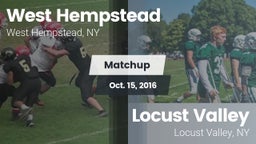 Matchup: West Hempstead vs. Locust Valley  2016