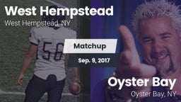 Matchup: West Hempstead vs. Oyster Bay  2017