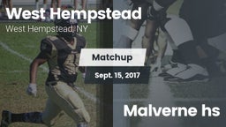Matchup: West Hempstead vs. Malverne hs 2017