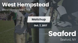 Matchup: West Hempstead vs. Seaford  2017