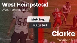 Matchup: West Hempstead vs. Clarke  2017