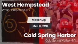 Matchup: West Hempstead vs. Cold Spring Harbor  2018