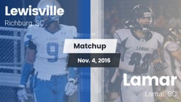 Matchup: Lewisville vs. Lamar  2016