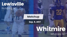 Matchup: Lewisville vs. Whitmire  2017