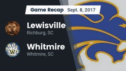 Recap: Lewisville  vs. Whitmire  2017