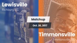 Matchup: Lewisville vs. Timmonsville  2017