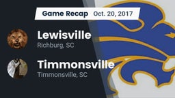 Recap: Lewisville  vs. Timmonsville  2017