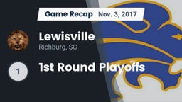 Recap: Lewisville  vs. 1st Round Playoffs 2017