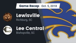 Recap: Lewisville  vs. Lee Central  2018