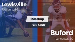 Matchup: Lewisville vs. Buford  2019