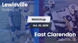 Matchup: Lewisville vs. East Clarendon  2020