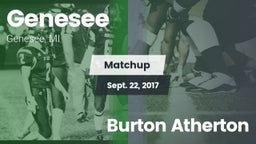 Matchup: Genesee vs. Burton Atherton  2017