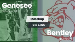 Matchup: Genesee vs. Bentley  2017