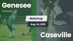 Matchup: Genesee vs. Caseville 2018
