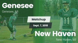 Matchup: Genesee vs. New Haven  2018