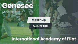 Matchup: Genesee vs. International Academy of Flint 2018