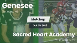 Matchup: Genesee vs. Sacred Heart Academy 2018
