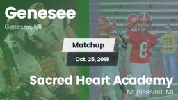 Matchup: Genesee vs. Sacred Heart Academy 2019
