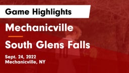 Mechanicville  vs South Glens Falls  Game Highlights - Sept. 24, 2022