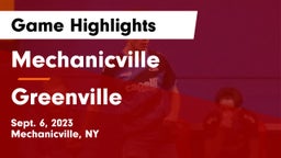Mechanicville  vs Greenville  Game Highlights - Sept. 6, 2023