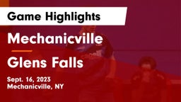 Mechanicville  vs Glens Falls  Game Highlights - Sept. 16, 2023