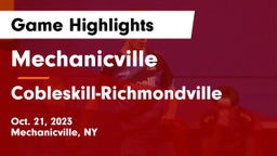 Mechanicville  vs Cobleskill-Richmondville  Game Highlights - Oct. 21, 2023