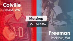 Matchup: Colville vs. Freeman  2016