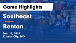 Southeast  vs Benton  Game Highlights - Jan. 15, 2019