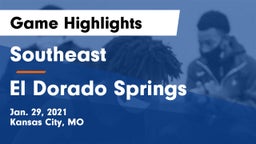 Southeast  vs El Dorado Springs  Game Highlights - Jan. 29, 2021