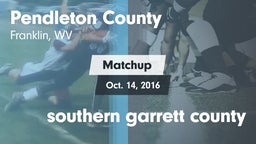 Matchup: Pendleton County vs. southern garrett county 2016