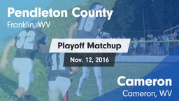 Matchup: Pendleton County vs. Cameron  2016