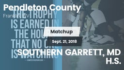 Matchup: Pendleton County vs. SOUTHERN GARRETT, MD H.S. 2018