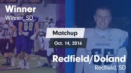 Matchup: Winner vs. Redfield/Doland  2016