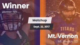 Matchup: Winner vs. Mt. Vernon  2017