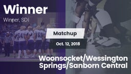 Matchup: Winner vs. Woonsocket/Wessington Springs/Sanborn Central 2018