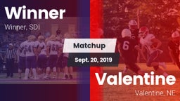 Matchup: Winner vs. Valentine  2019