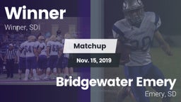 Matchup: Winner vs. Bridgewater Emery 2019