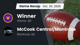 Recap: Winner  vs. McCook Central/Montrose  2020