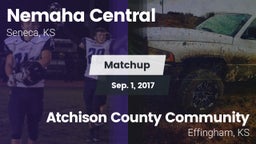 Matchup: Nemaha Central vs. Atchison County Community  2017
