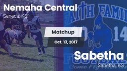 Matchup: Nemaha Central vs. Sabetha  2017