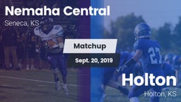 Matchup: Nemaha Central vs. Holton  2019