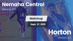 Matchup: Nemaha Central vs. Horton  2019