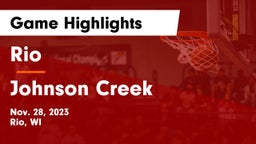 Rio  vs Johnson Creek  Game Highlights - Nov. 28, 2023