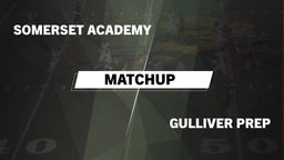 Matchup: Somerset Academy vs. Gulliver Prep  2016