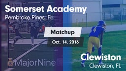 Matchup: Somerset Academy vs. Clewiston  2016