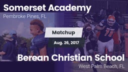 Matchup: Somerset Academy vs. Berean Christian School 2017