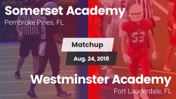 Matchup: Somerset Academy vs. Westminster Academy 2018