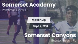 Matchup: Somerset Academy vs. Somerset Canyons 2018