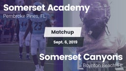Matchup: Somerset Academy vs. Somerset Canyons 2019