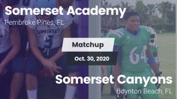 Matchup: Somerset Academy vs. Somerset Canyons 2020